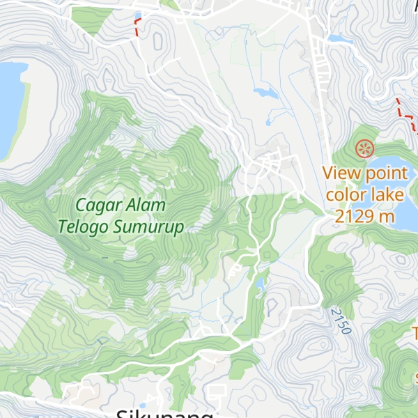 Map of Dieng Plateau