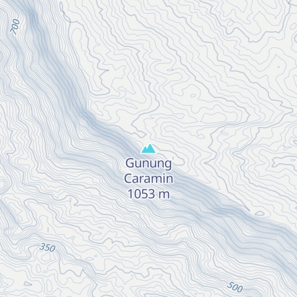 Map of Gunung Caramin