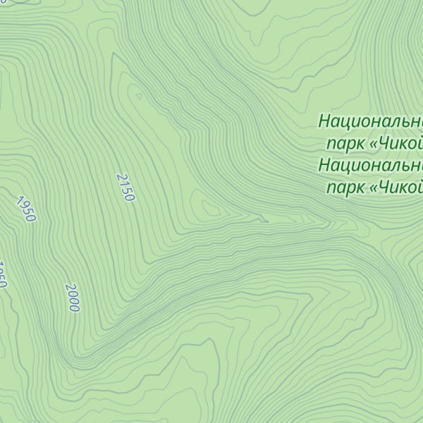 Map of Garankovskiy Golets
