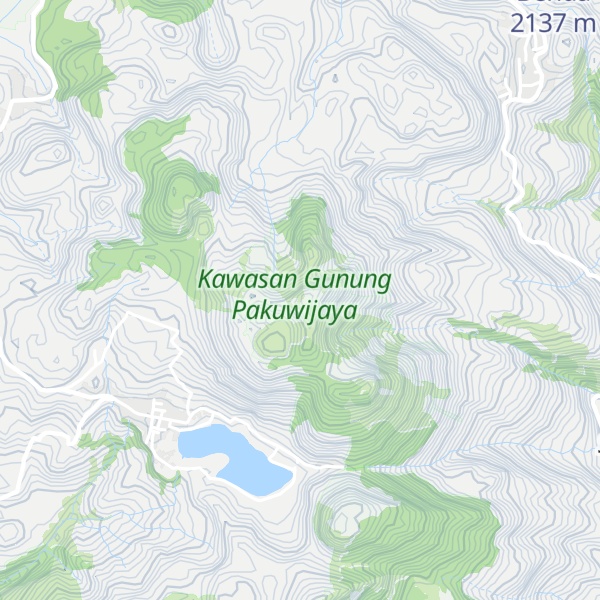 Map of Gunung Pakuwaja
