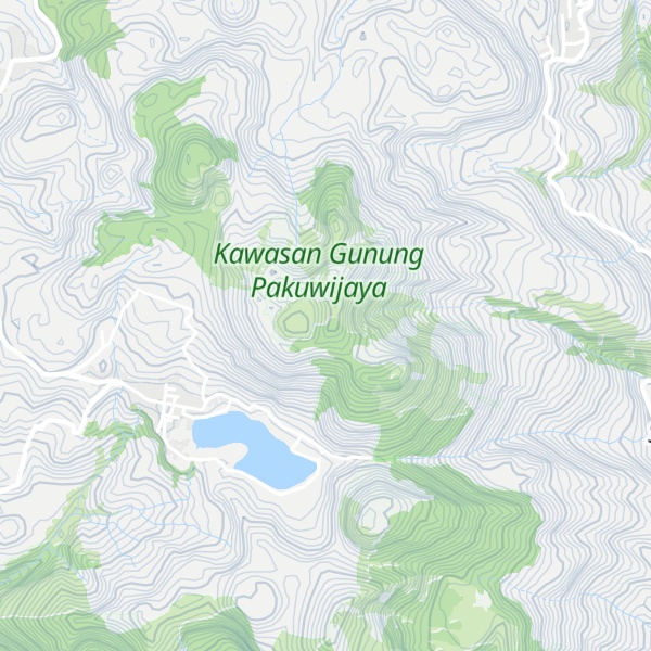 Map of Gunung Prambanan