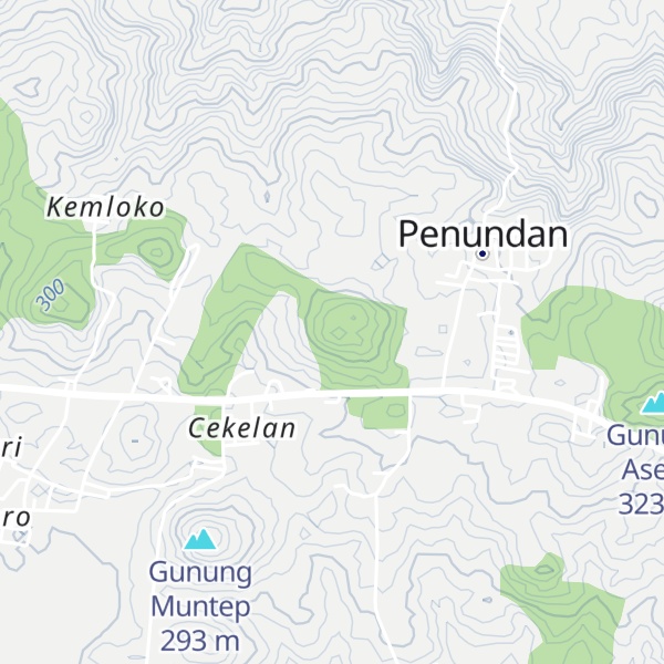 Map of Gunung Gombak