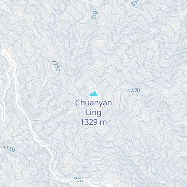 Map of Chuanyan Ling
