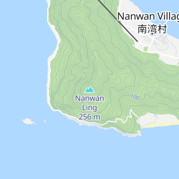 Map of Nanwan Ling