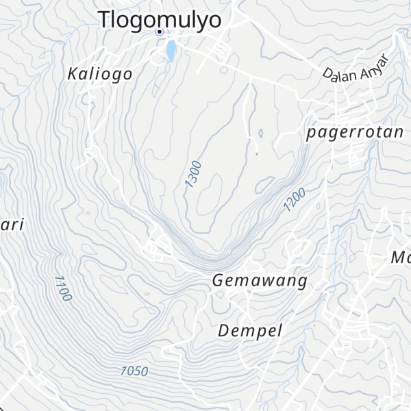 Map of Gunung Pagerluhur