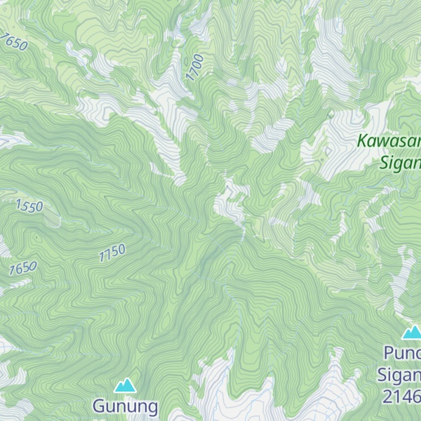 Map of Gunung Telerejo