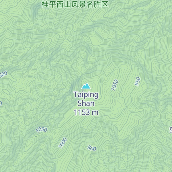 Map of Taiping Shan