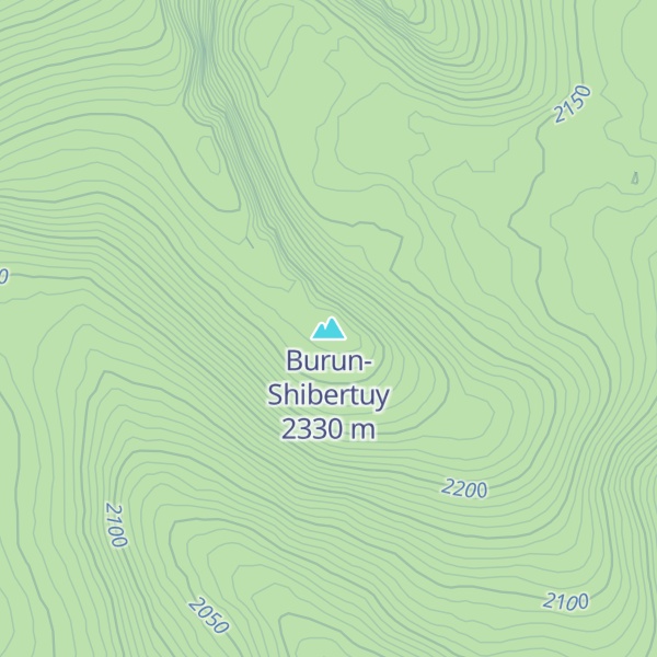 Map of Burun-Shibertuy