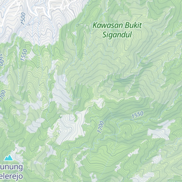 Map of Gunung Brenceng