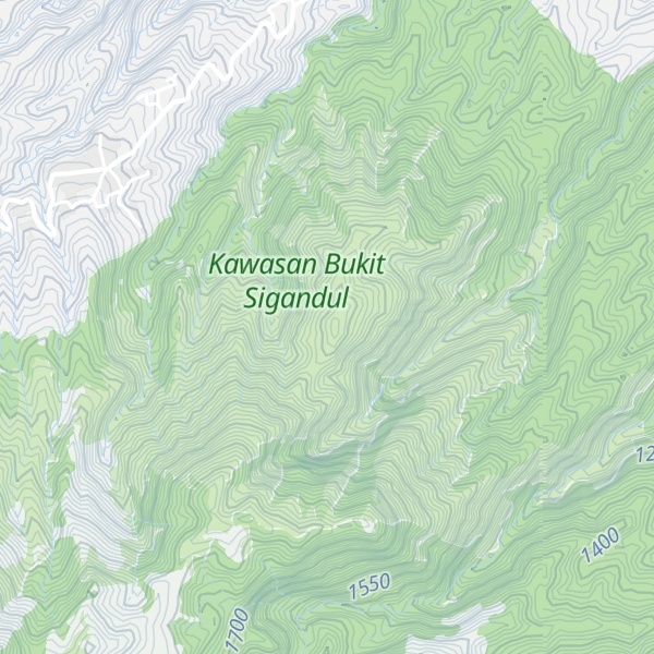 Map of Gunung Igirsibonang