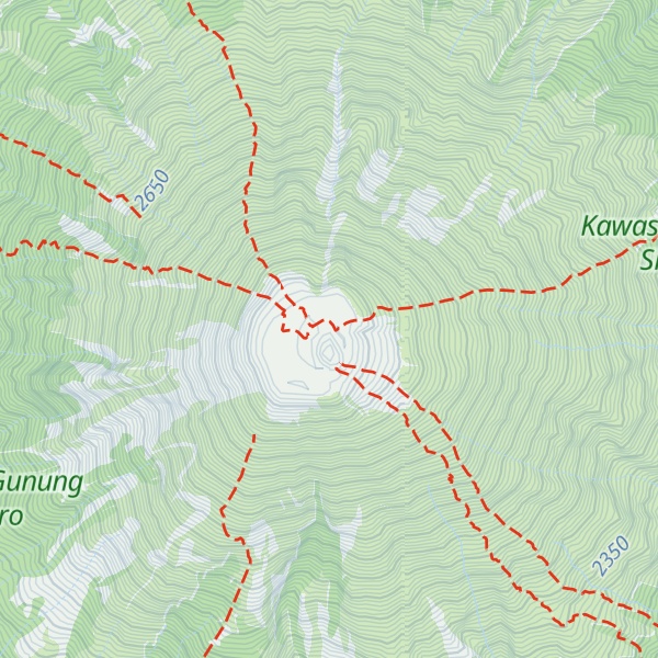 Map of Gunung Sindoro