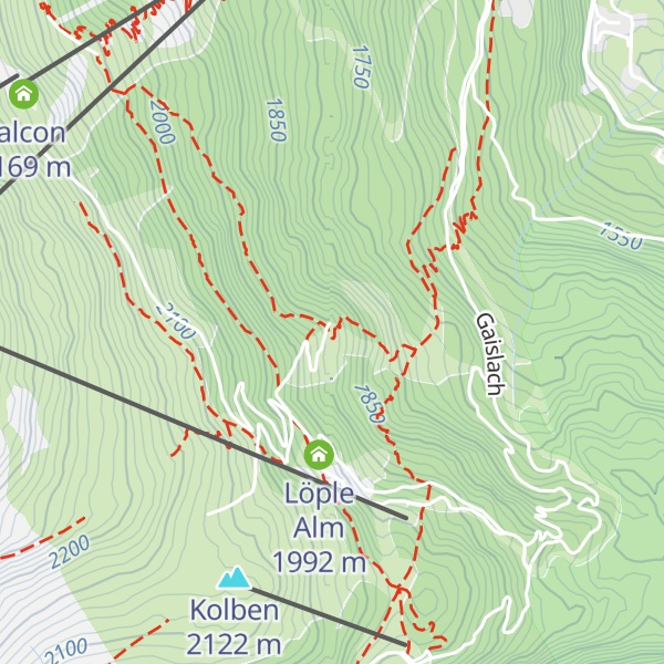 Map of Goldegg Alm