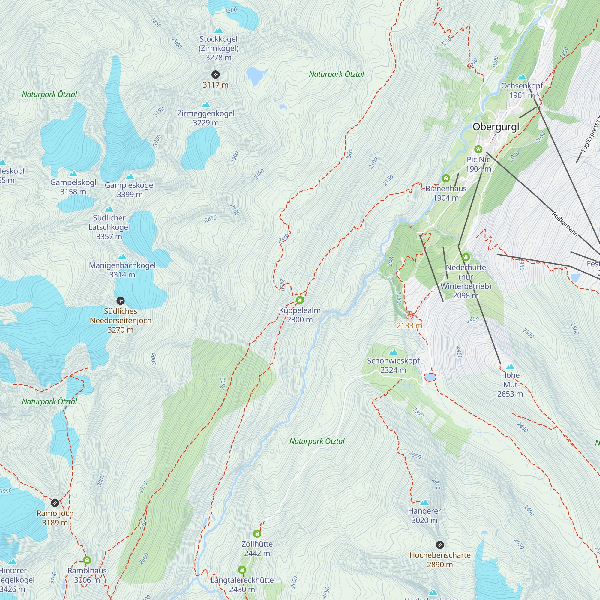 Küppelealm map
