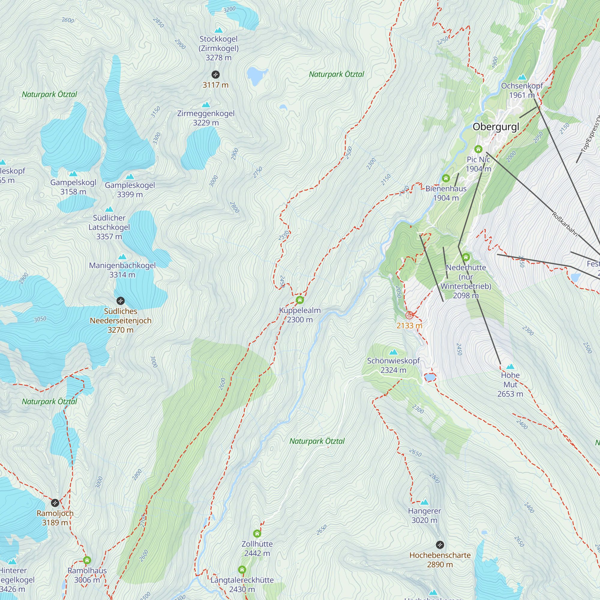 Küppelealm map