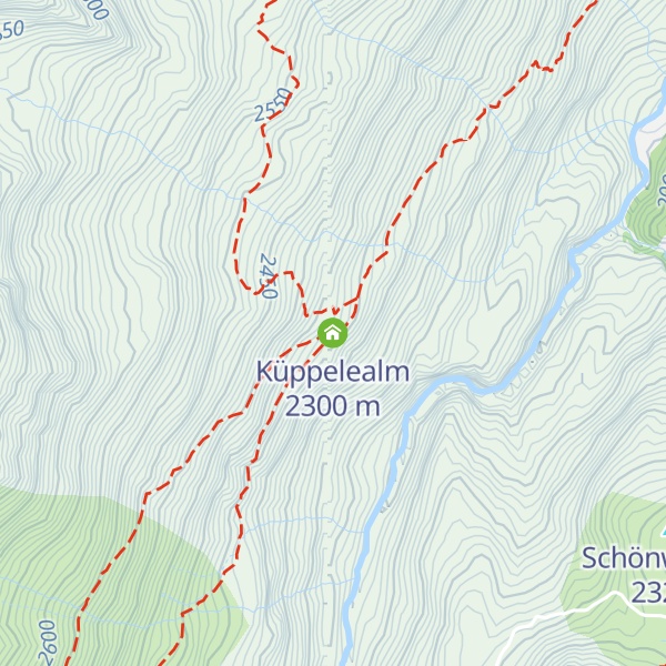 Map of Küppelealm
