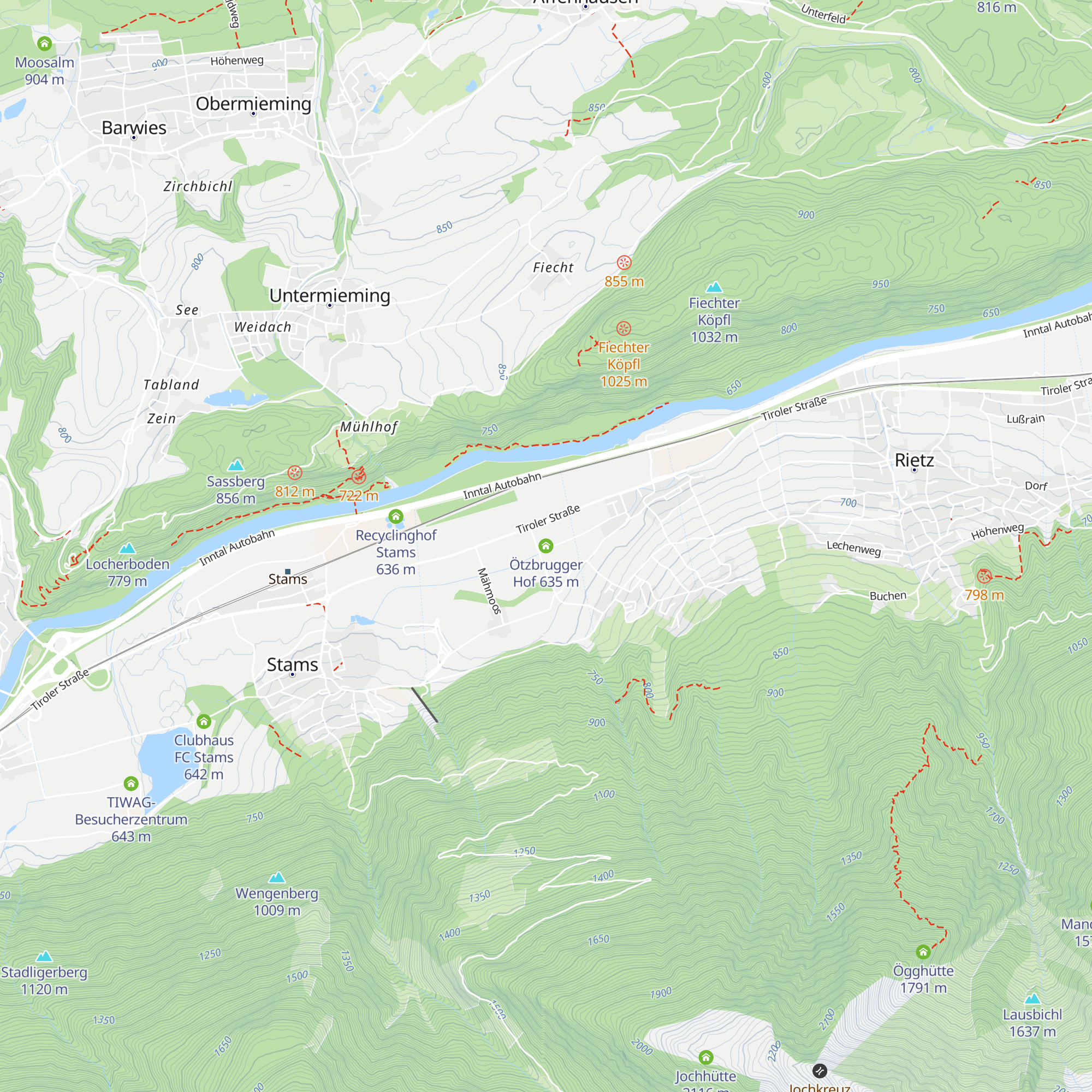 Ötzbrugger Hof map