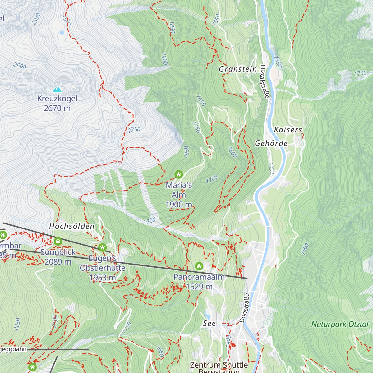 Edelweißhütte map