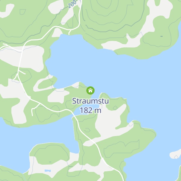 Map of Straumstu