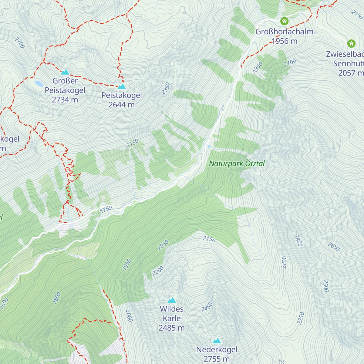 Jausenstation Larstighof map