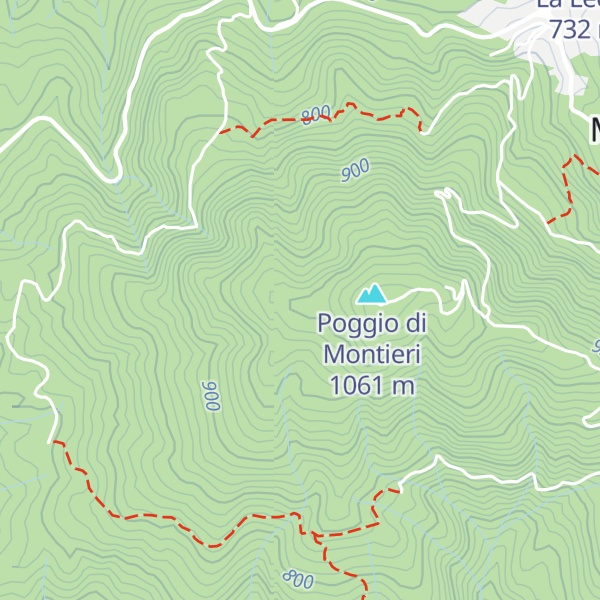 Map of Poggio Campanello