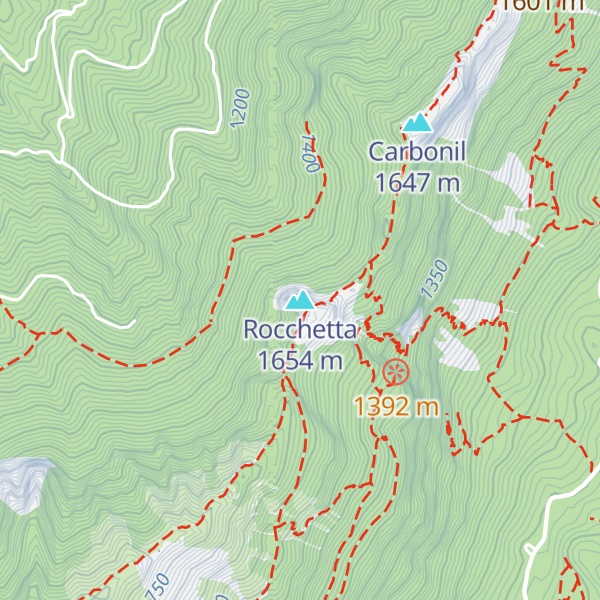 Map of Rocchetta