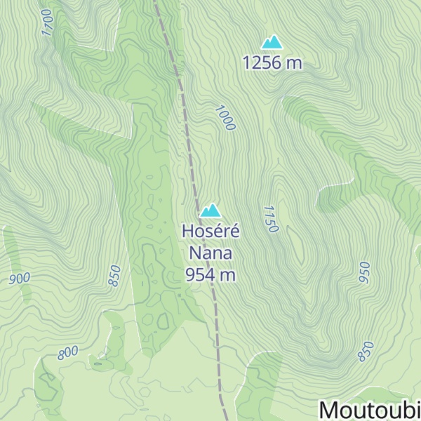 Map of Hoséré Nana