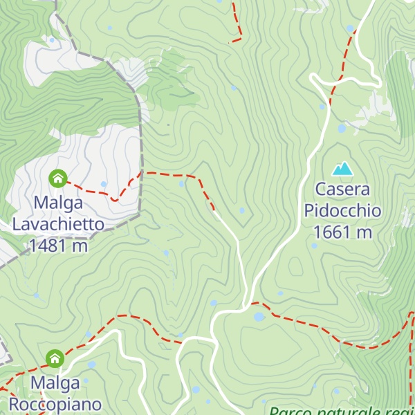 Map of Malga Campo Retratto