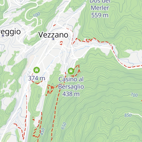 Map of Casino al Bersaglio