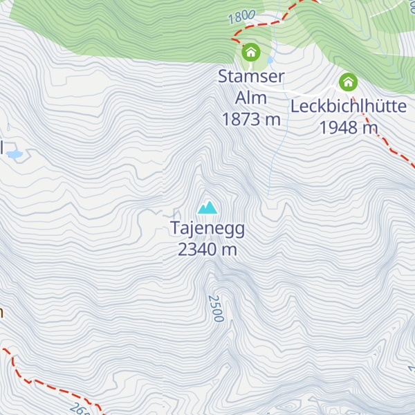 Map of Tajenegg