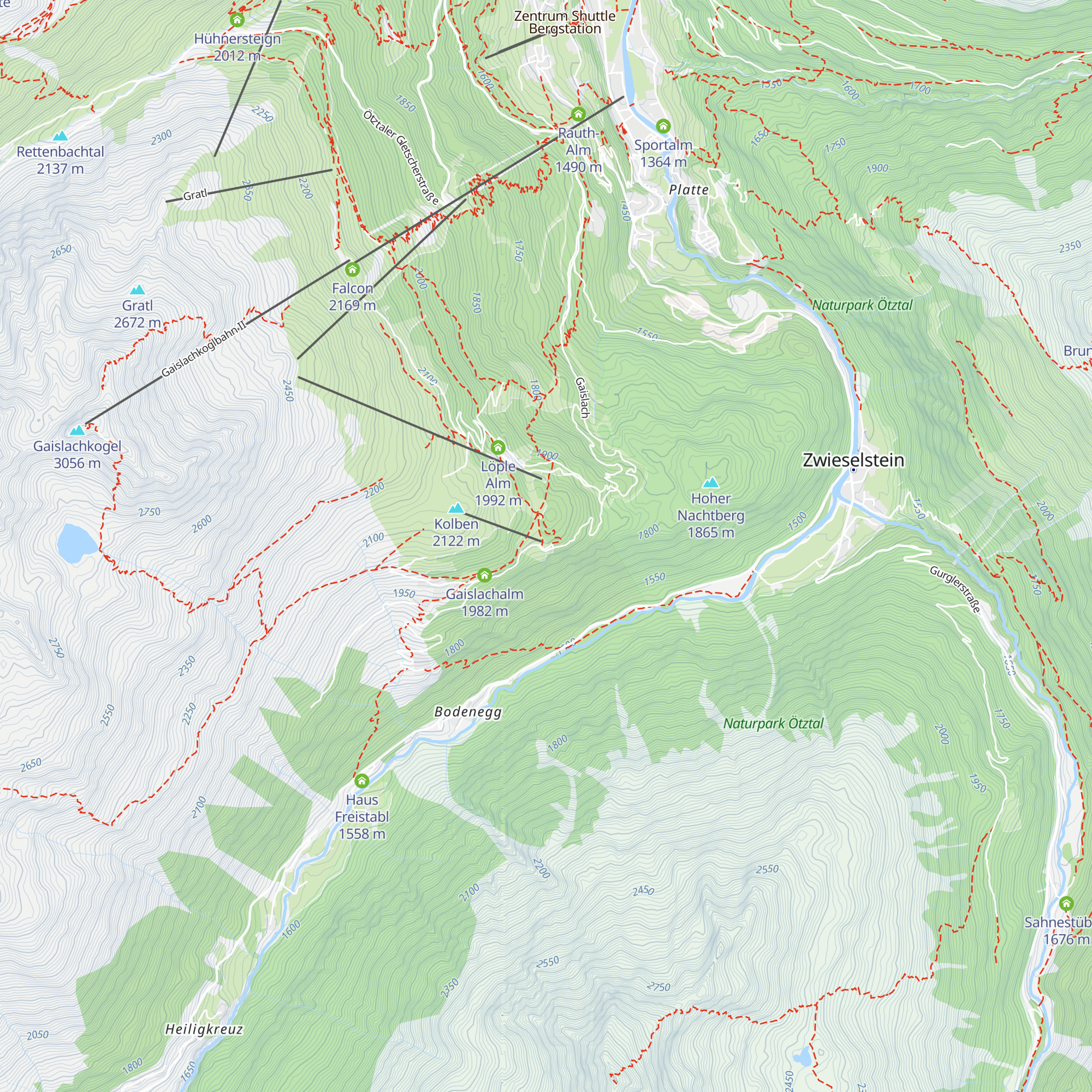 Alpengasthof Sonneck map