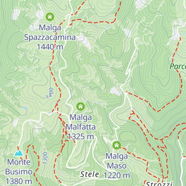 Map of Malga Spedo