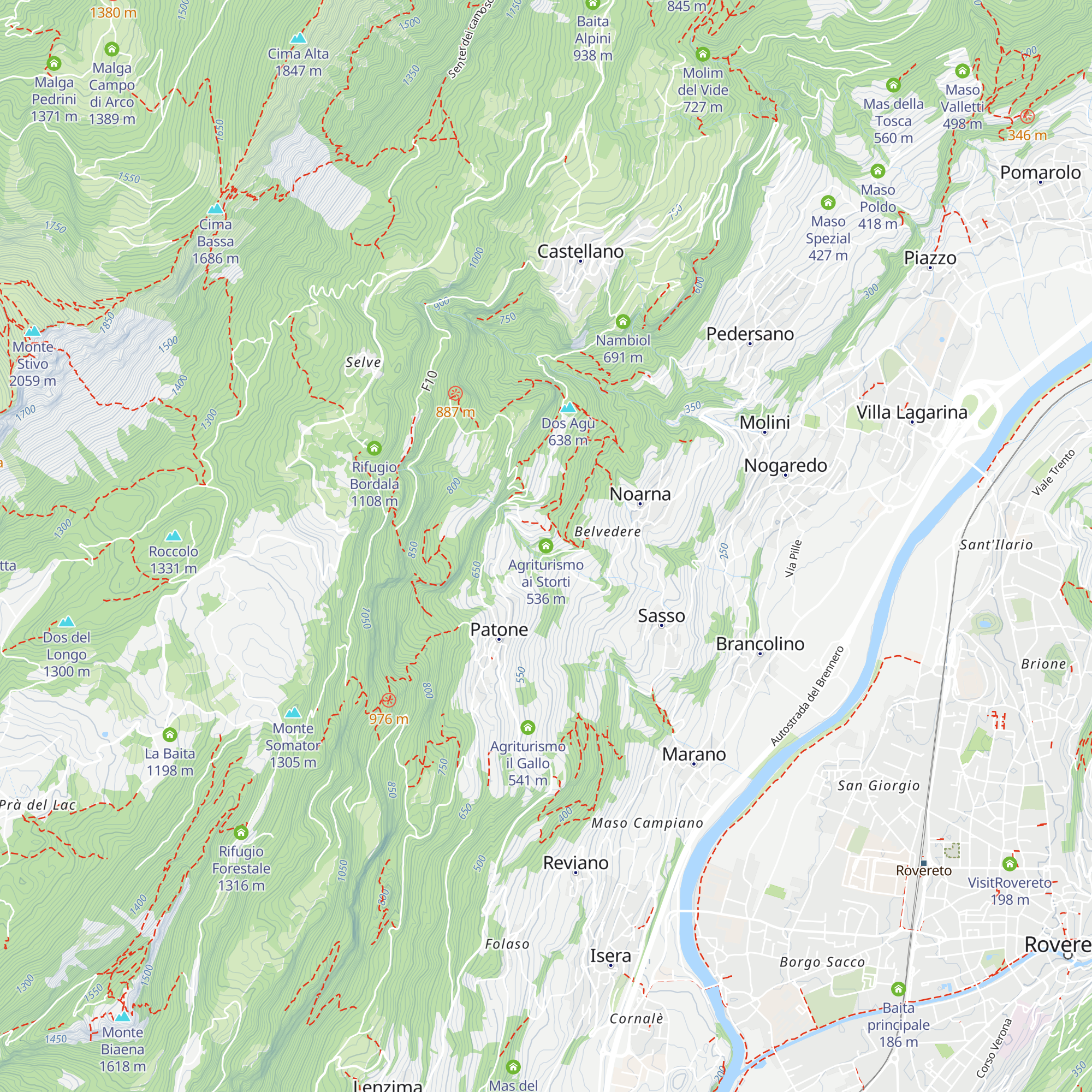 Agriturismo ai Storti map
