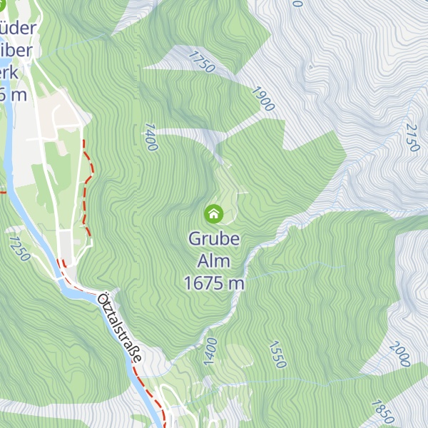 Map of Grube Alm