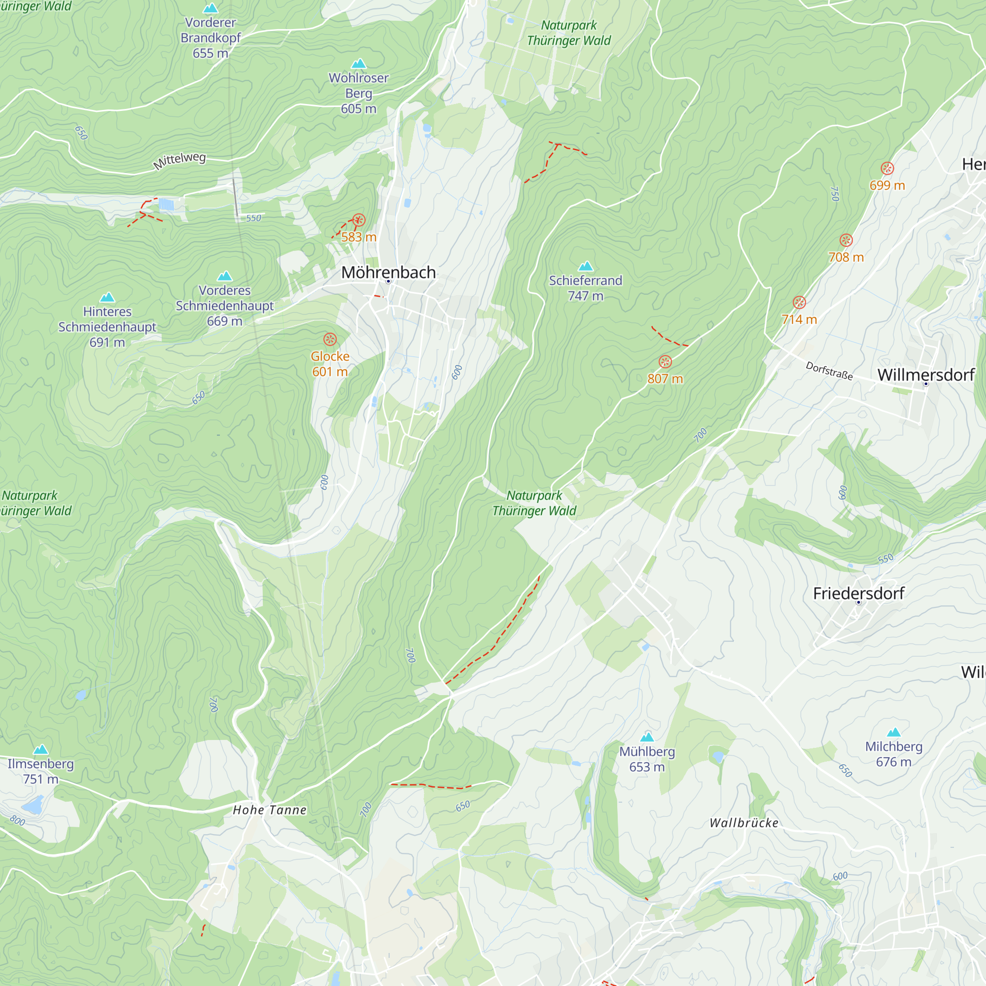 Berliner Hütte map