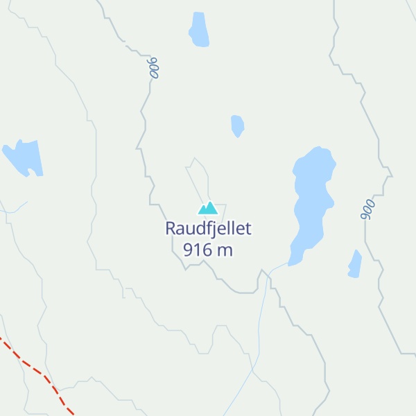 Map of Raudfjellet