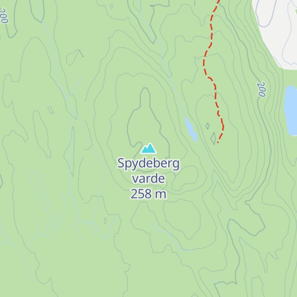 Map of Spydeberg varde