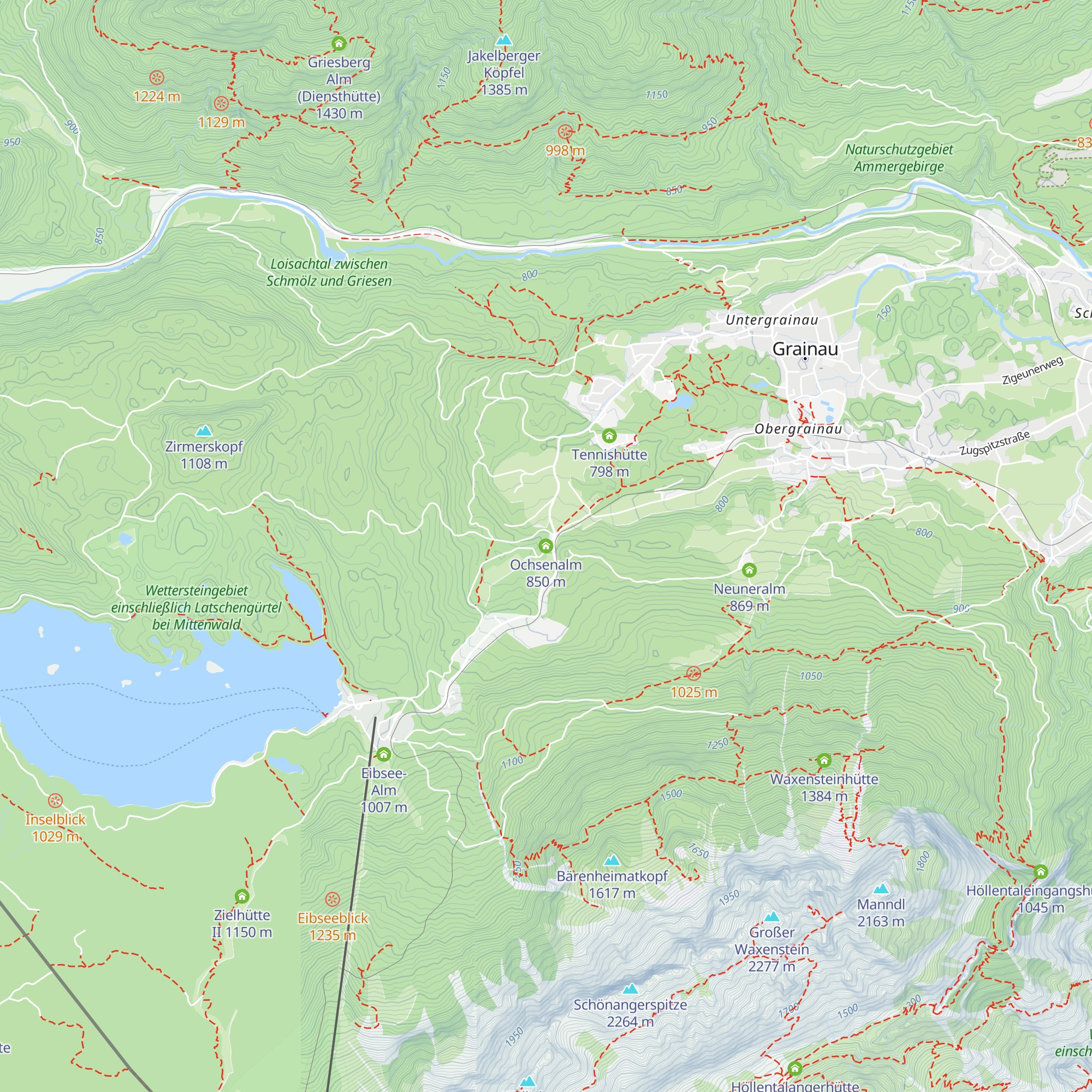 Ochsenalm map