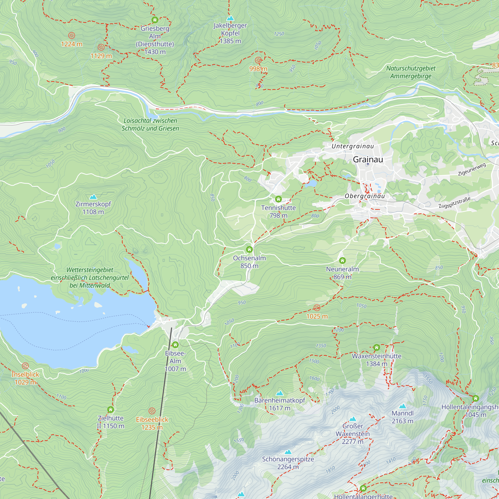 Ochsenalm map