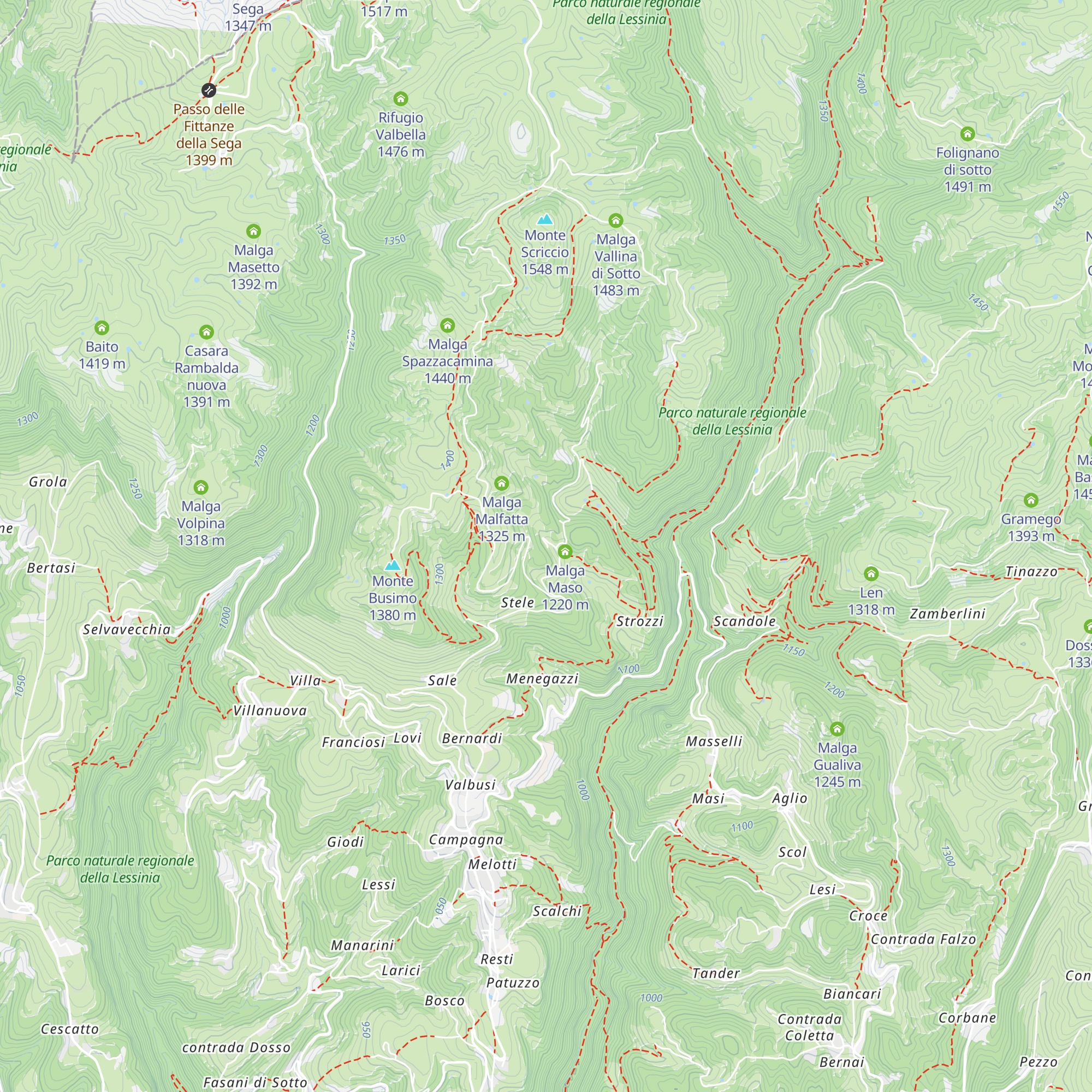 Baita Maso map