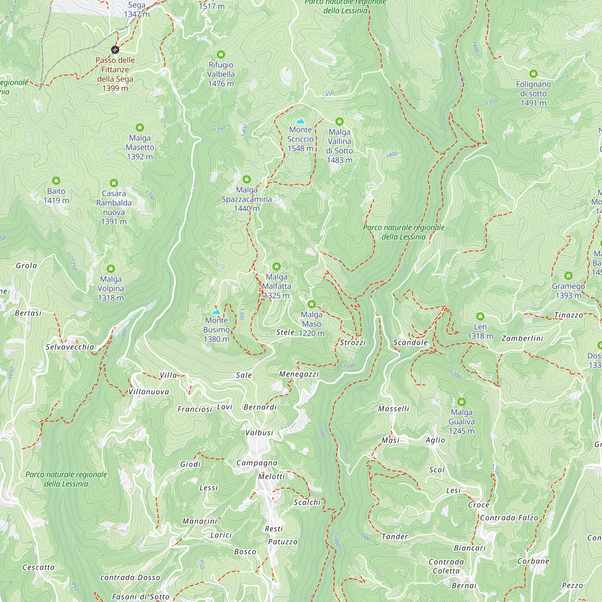 Baita Maso map