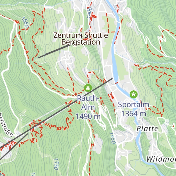 Map of Rauth-Alm