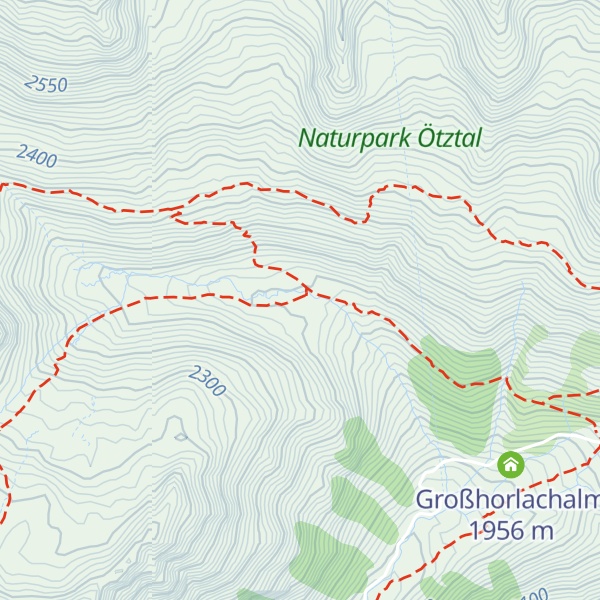 Map of Finstertaler Sennhütte