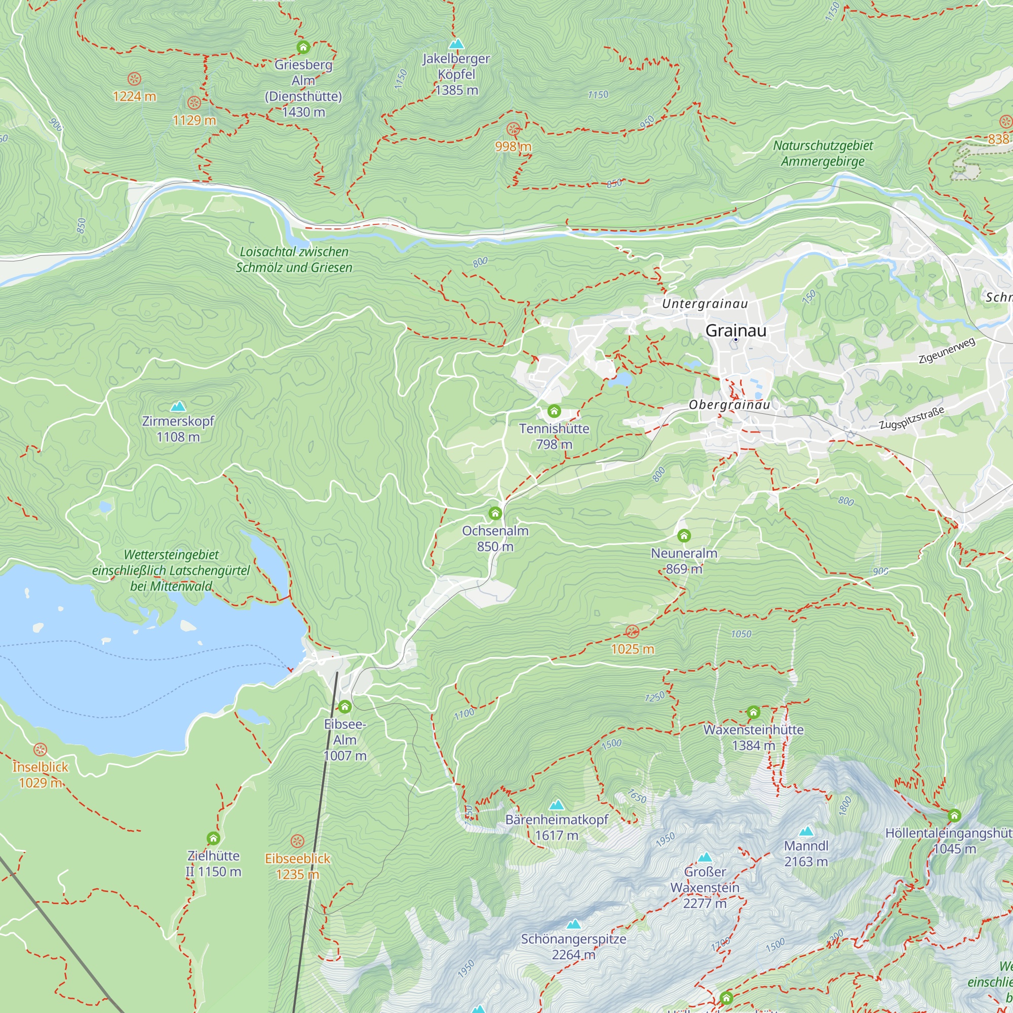 Christl-Hütt´n map