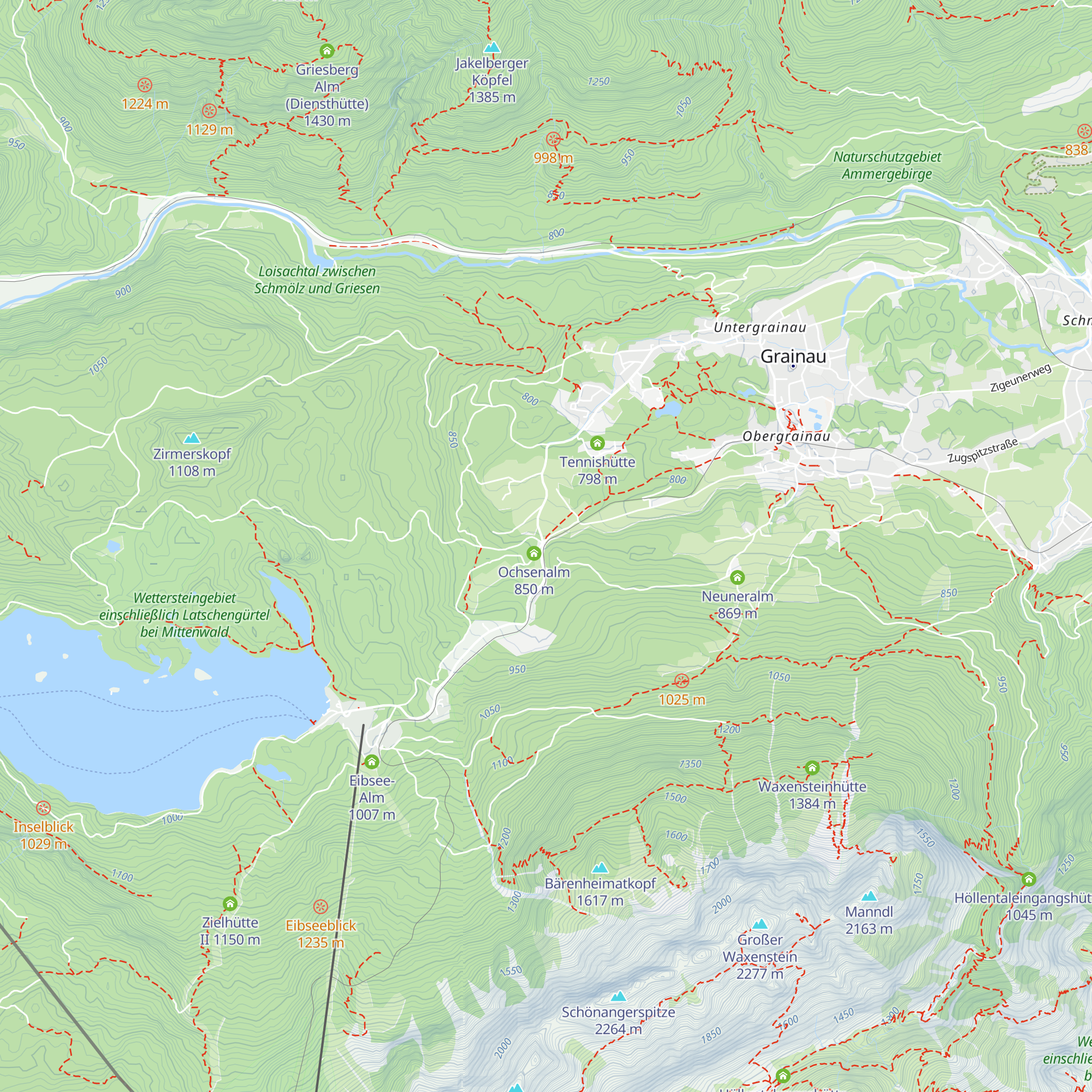 Christl-Hütt´n map
