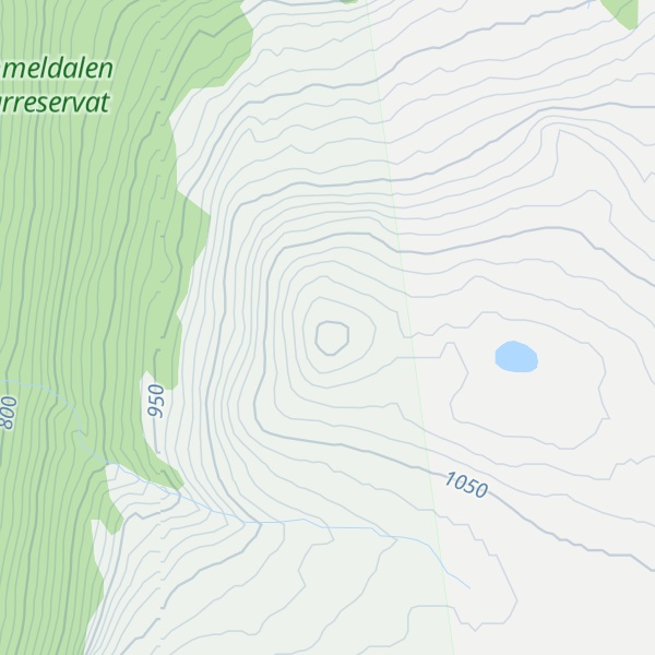 Map of Veslkletten