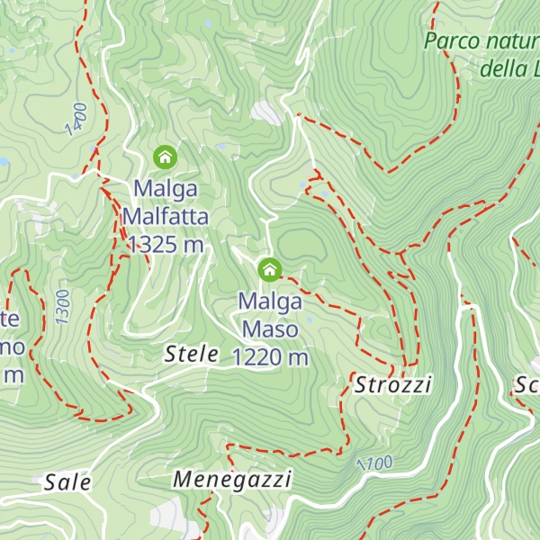 Map of Malga Maso