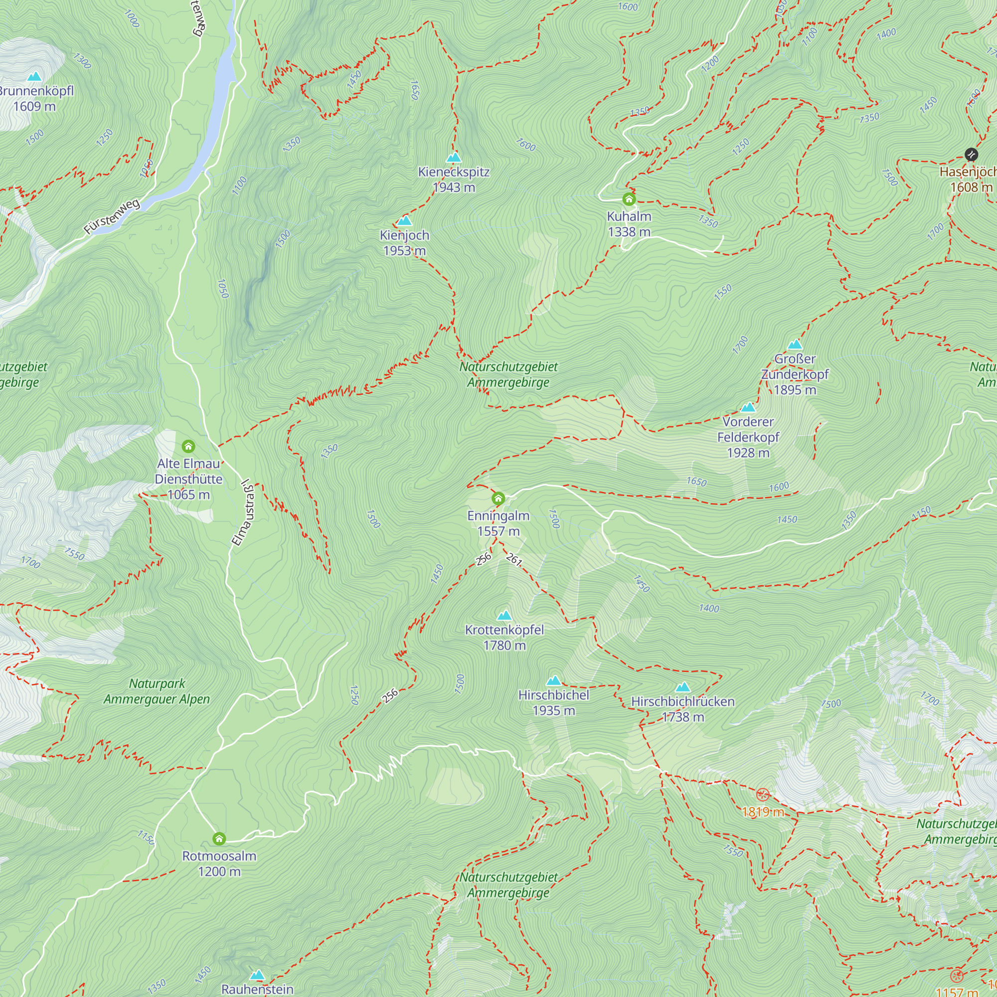 Enningalm map