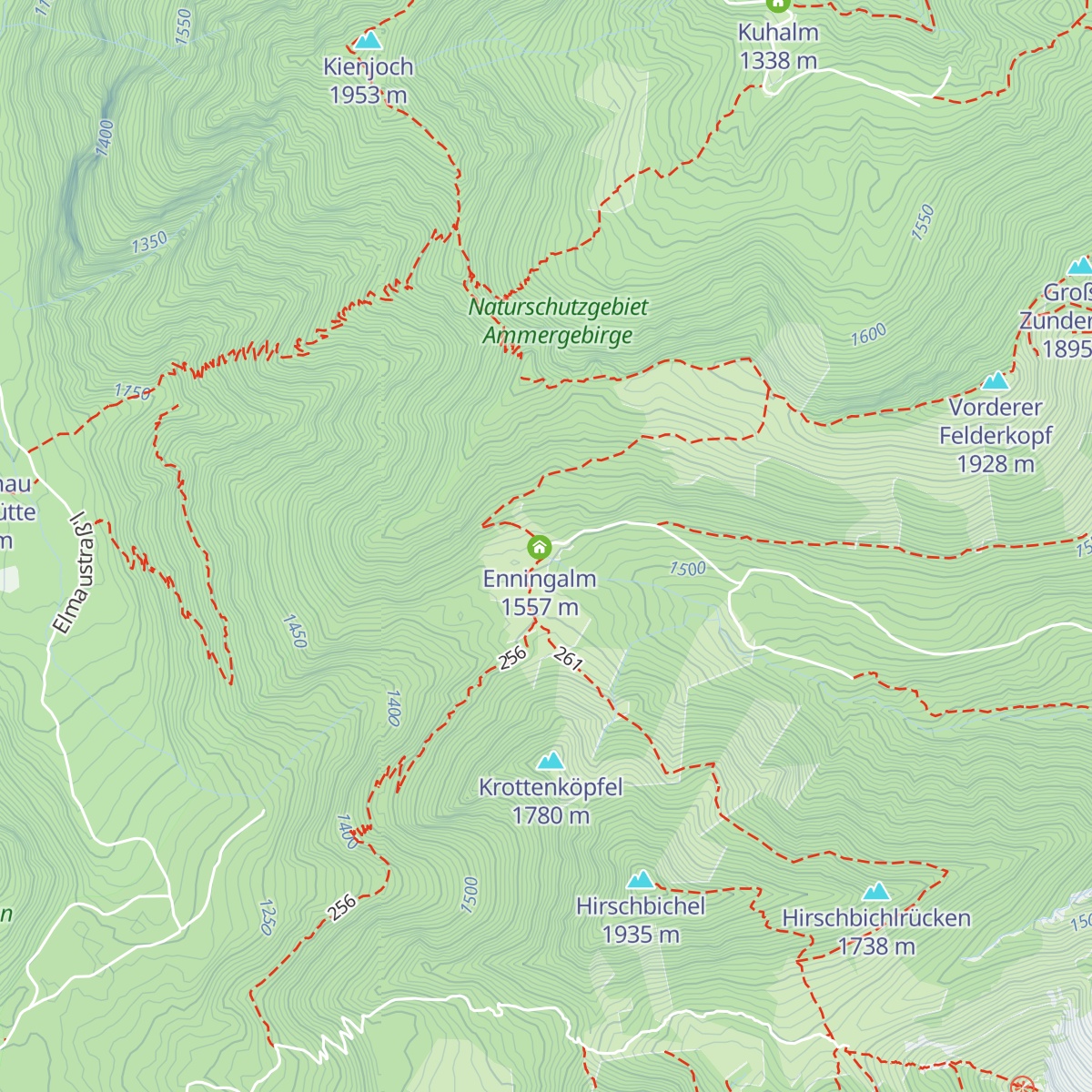Enningalm map