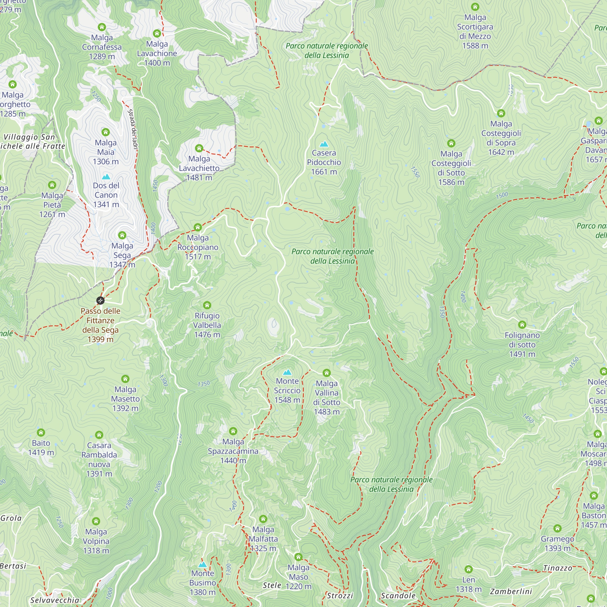 Malga Vallina di Sopra map