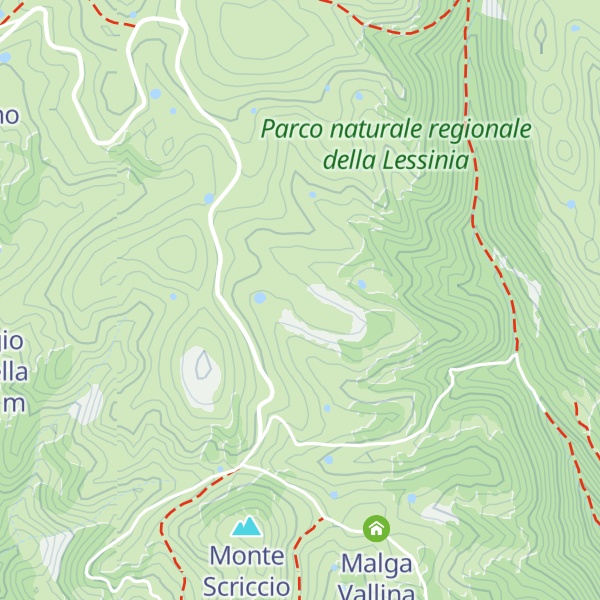 Map of Malga Vallina di Sopra